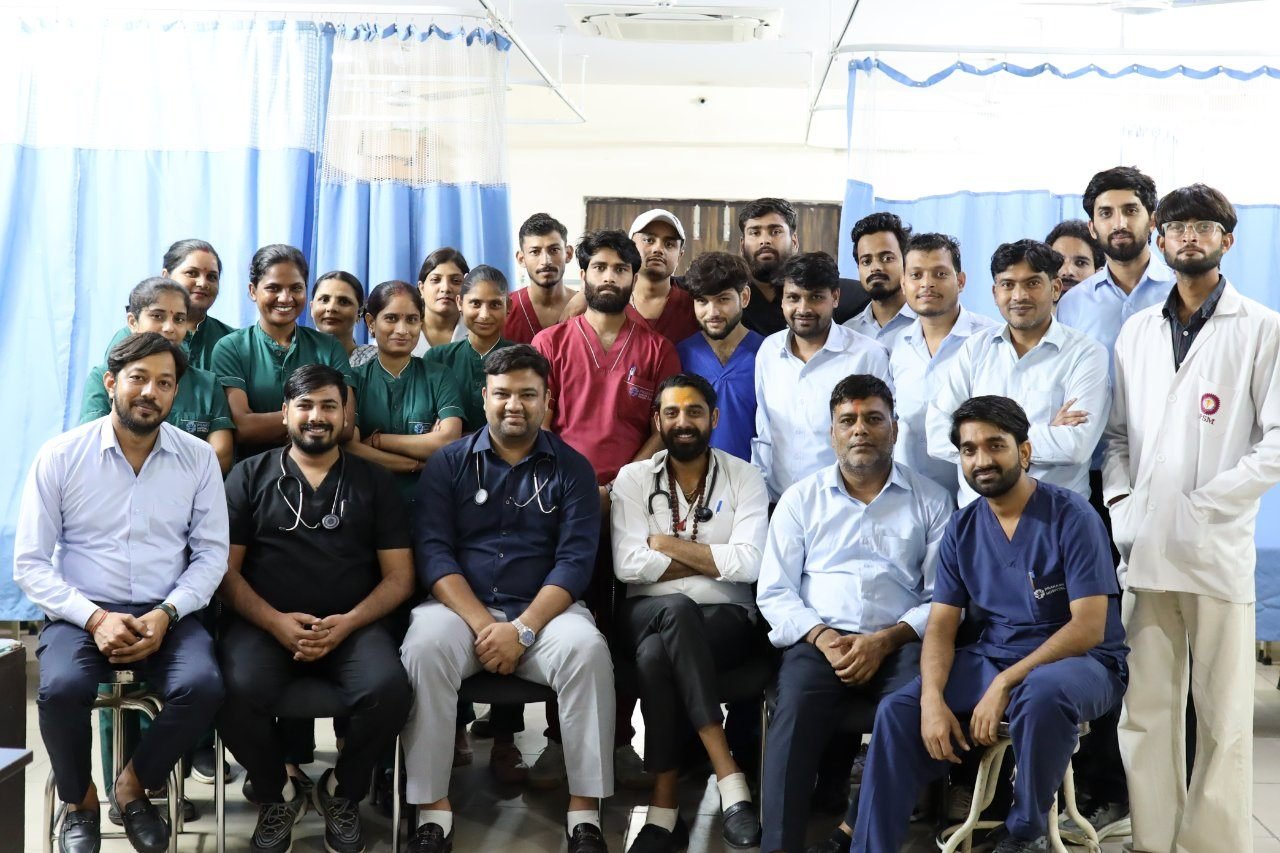 The Prakash Hospital team of doctors, nurses and support staff